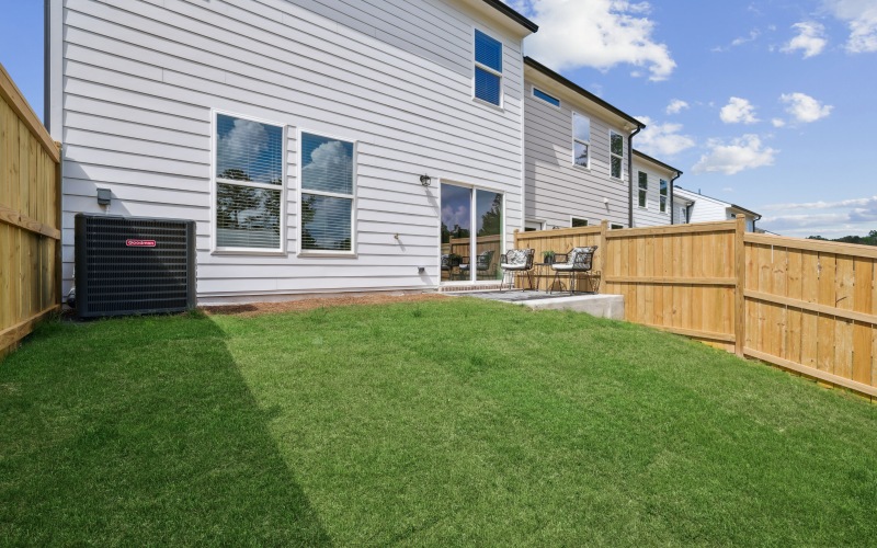 FENCED IN BACKYARD