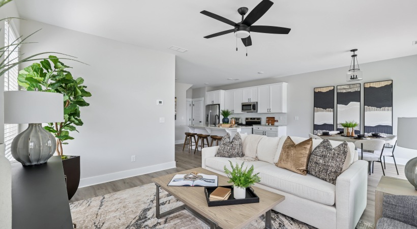 Wide open living areas perfect for entertaining Wide open living areas perfect for entertaining